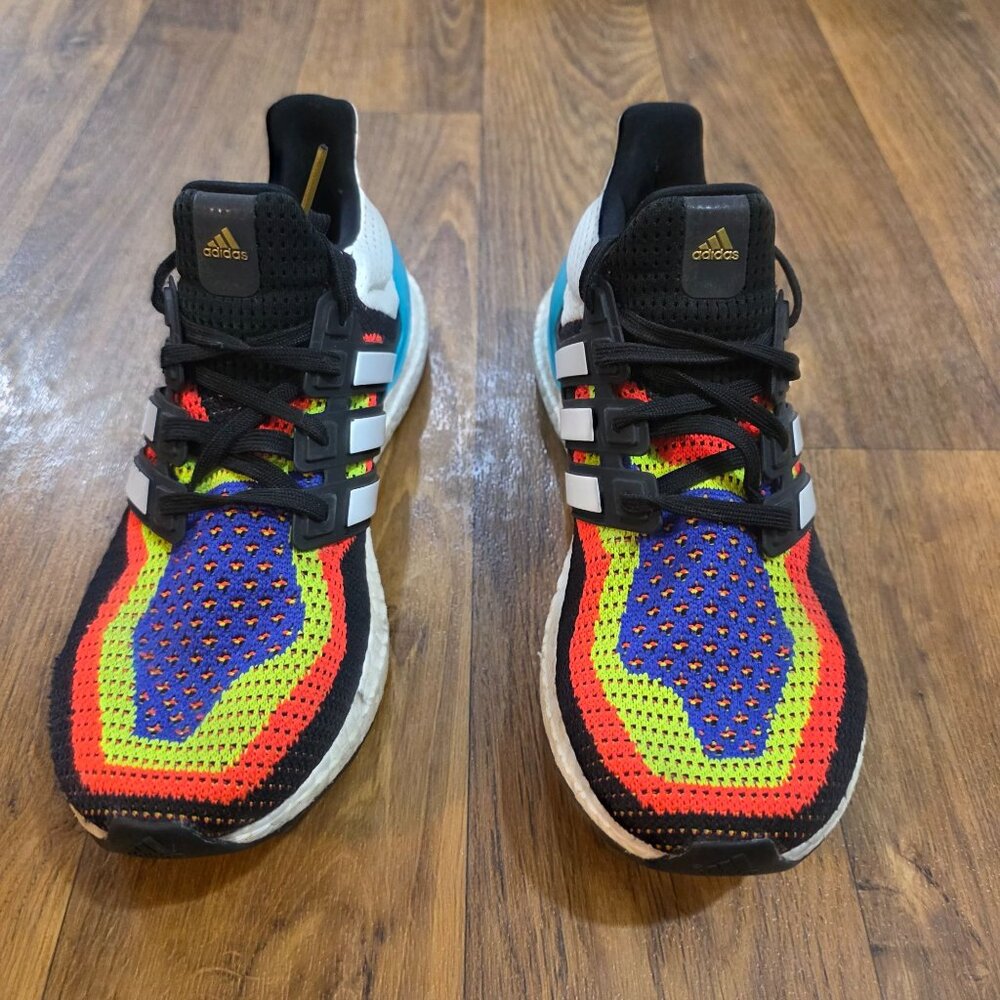 Adidas Ultraboost FW8709 Multicolor Knit Running Shoes Men’s Size 8 No Box